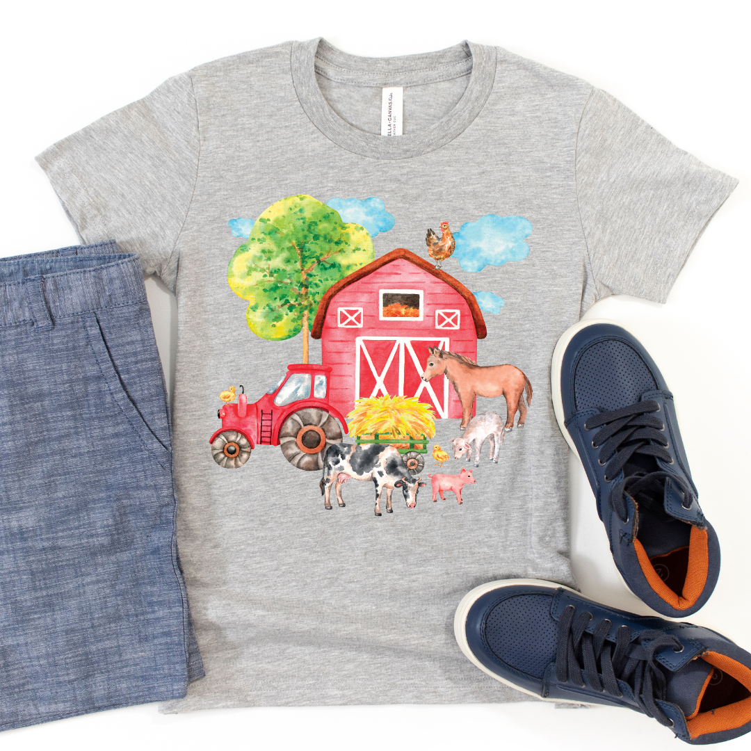 EIEIO Kids Shirt - Athletic Heather