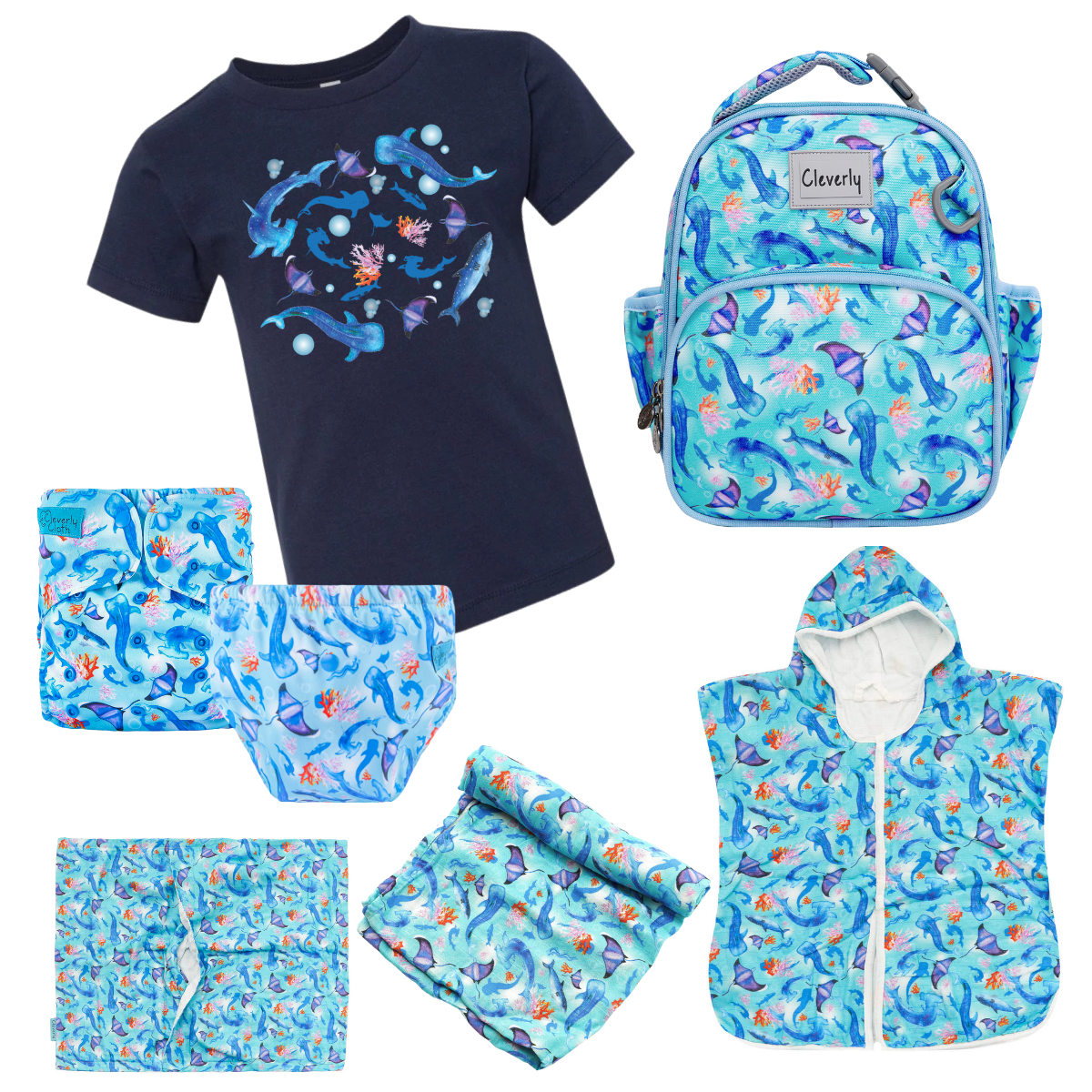 Umiko Kids Shirt - Navy