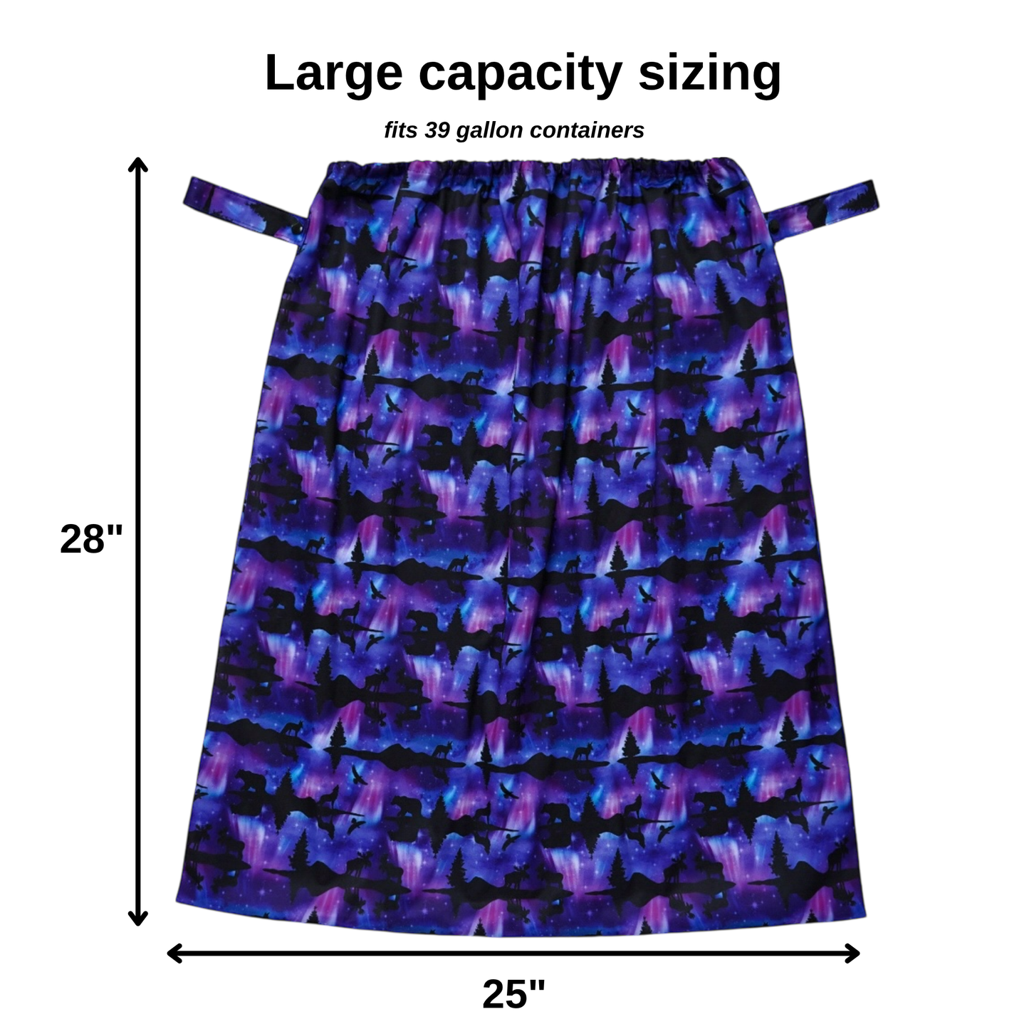 Wet/Dry Laundry Bag [LARGE] - Aurora Nights