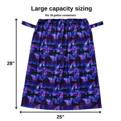 Wet/Dry Laundry Bag [LARGE] - Aurora Nights