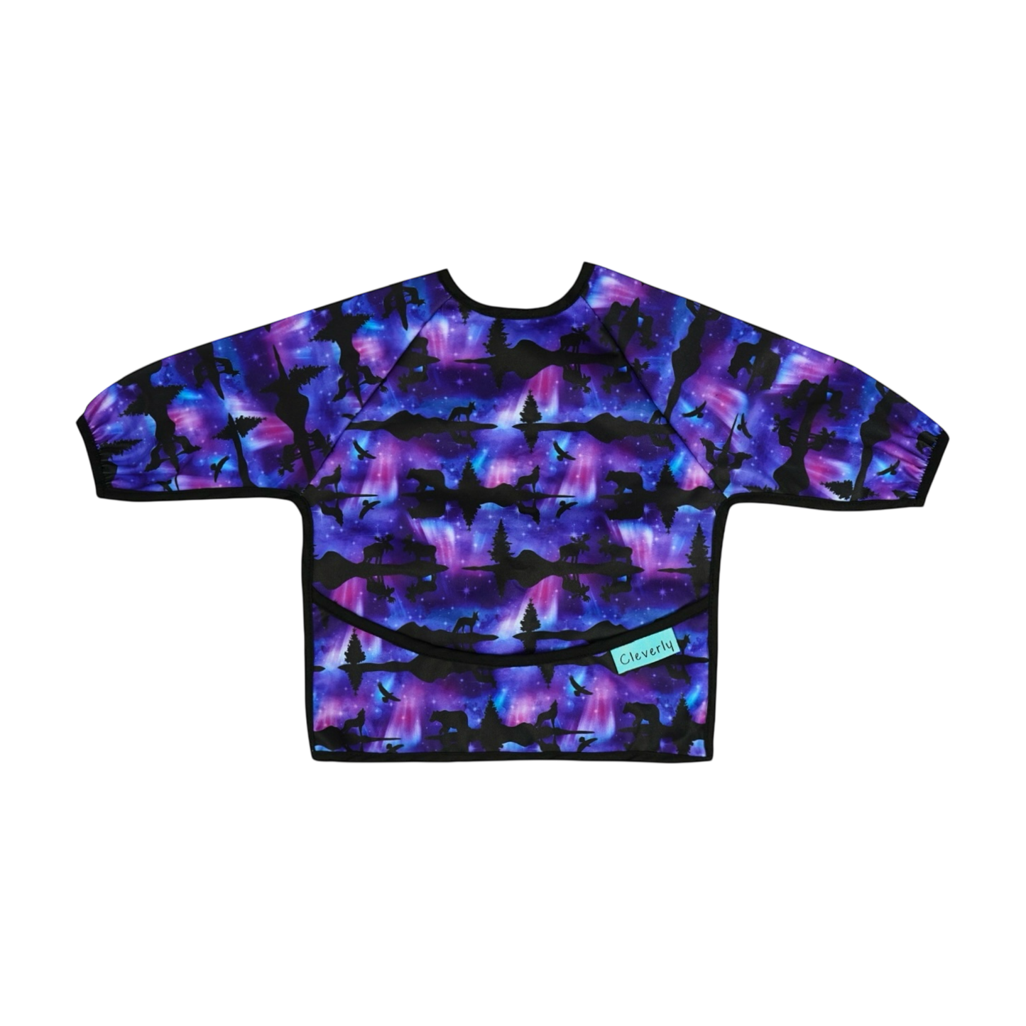 Long Sleeved Smock Bibs [MEDIUM] - Aurora Nights