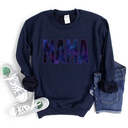Aurora Mama Crewneck - Navy