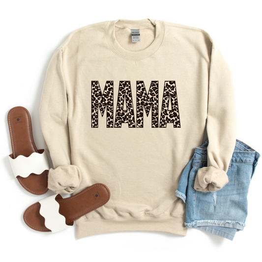 Spotted Mama Crewneck - Sand