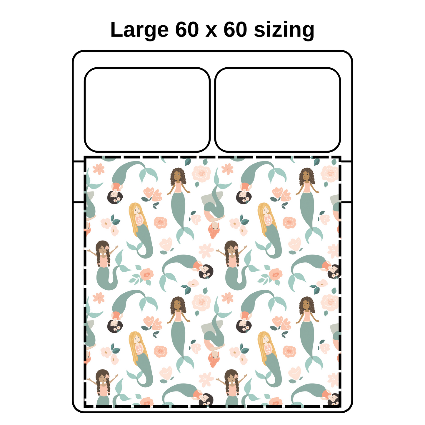 Minky Cuddle Blanket [60x60] - Marina