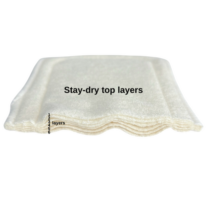 6 Layer Cloth Diaper Inserts