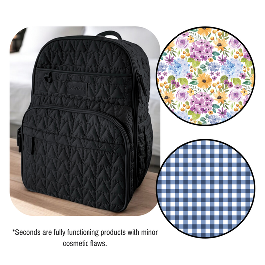 The Pack 2.0 Diaper Bag - Onyx + Meadows & Hamptons