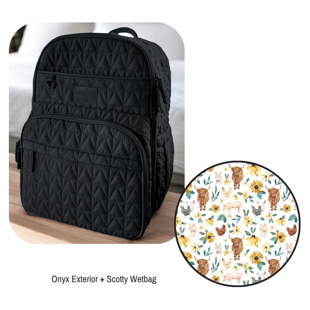 The Pack 2.0 Diaper Bag - Onyx + Scotty