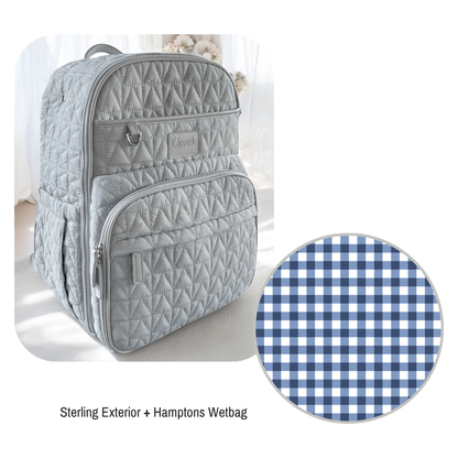 The Pack 2.0 Diaper Bag - Sterling + Hamptons