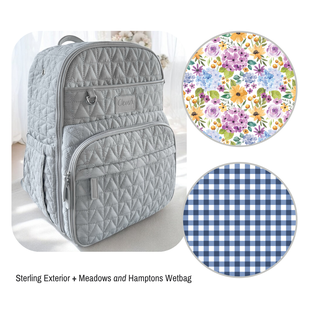 The Pack 2.0 Diaper Bag - Sterling + Meadows & Hamptons
