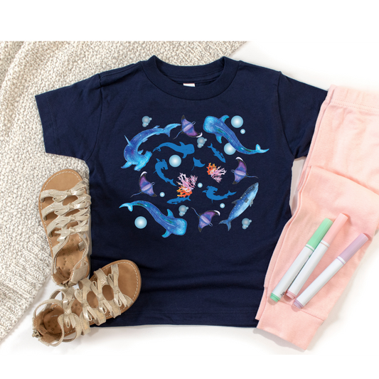 Umiko Kids Shirt - Navy