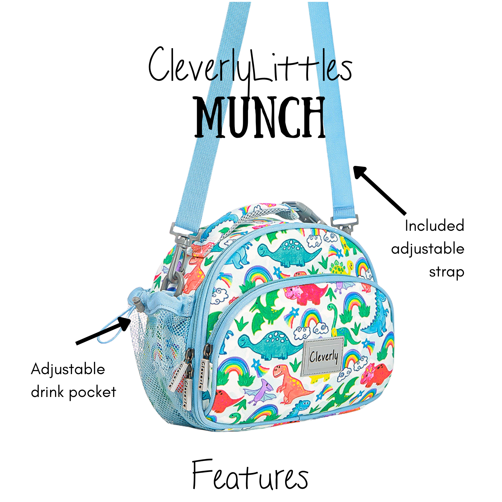 LIMITED EDITION Trendy Modern Lunch Bags for Kids - LUNCH MUNCH